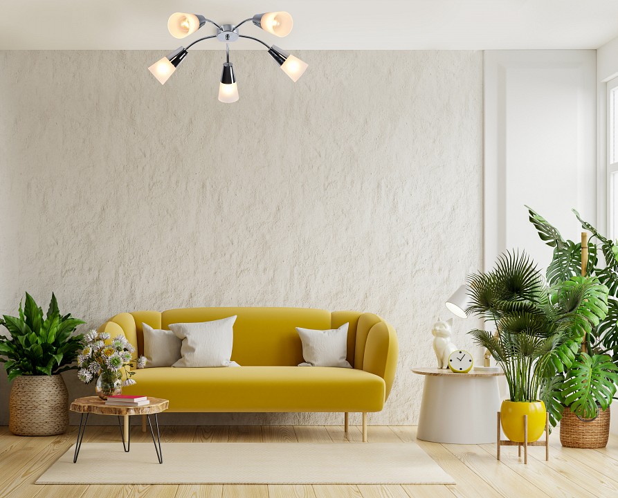 Потолочная люстра escada aquilegia 1100/5p chrome