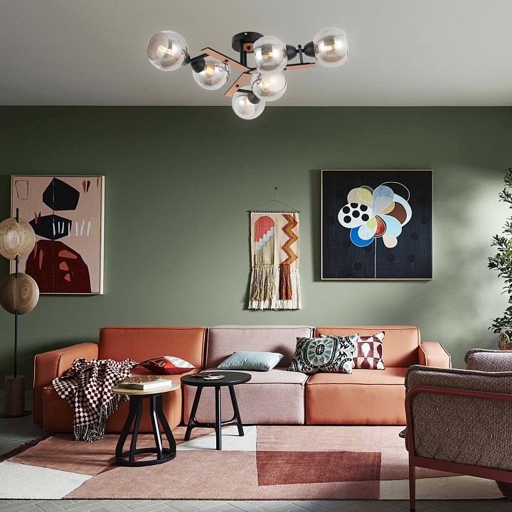 Люстра на штанге escada 1102 1102/6p