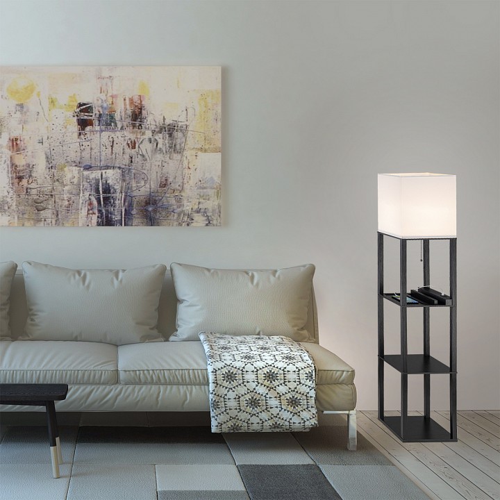 Торшер с полкой escada stable 1104/1