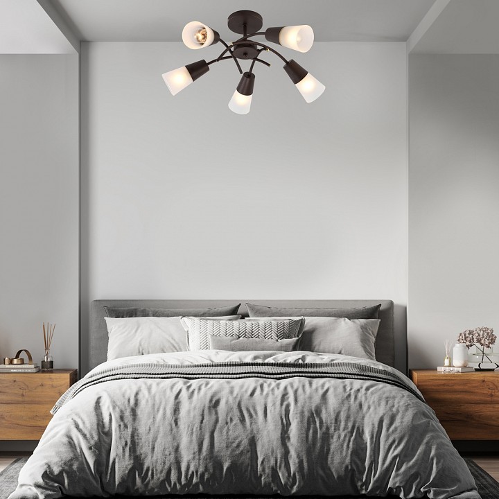 Люстра на штанге escada calla 1109/5p wenge