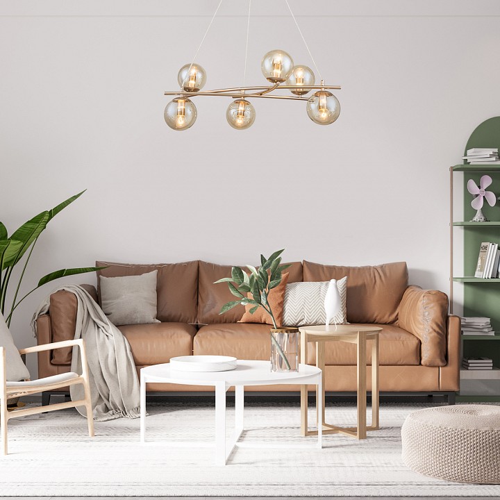 Подвесная люстра escada balance 1119/6s gold