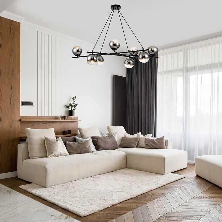 Подвесная люстра escada balance 1119/8s black