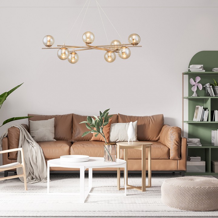 Подвесная люстра escada balance 1119/8s gold