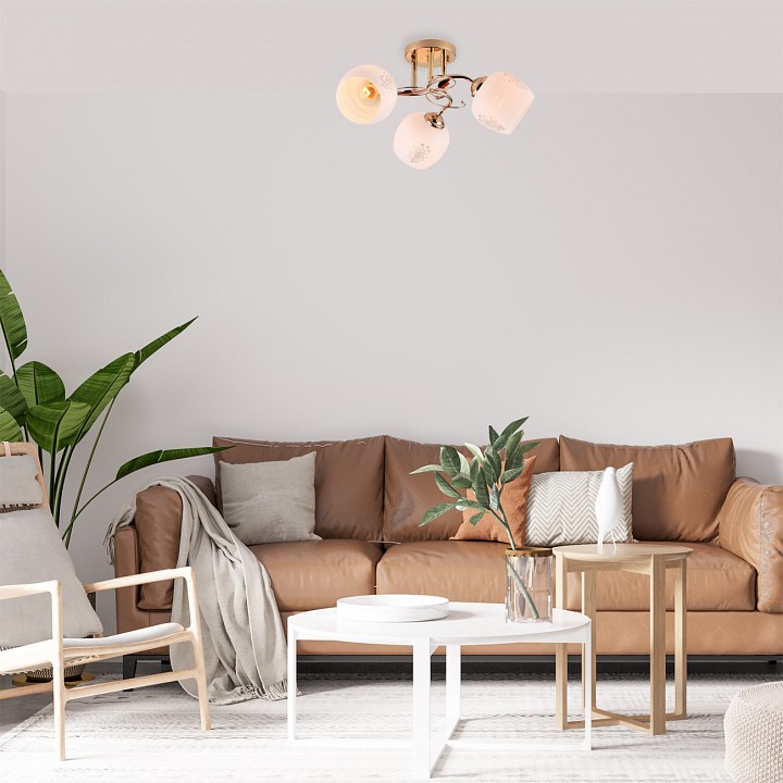 Потолочная люстра escada anemone 1121/3pl