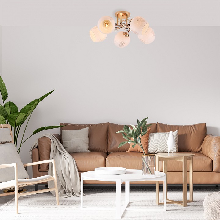 Потолочная люстра escada anemone 1121/5pl