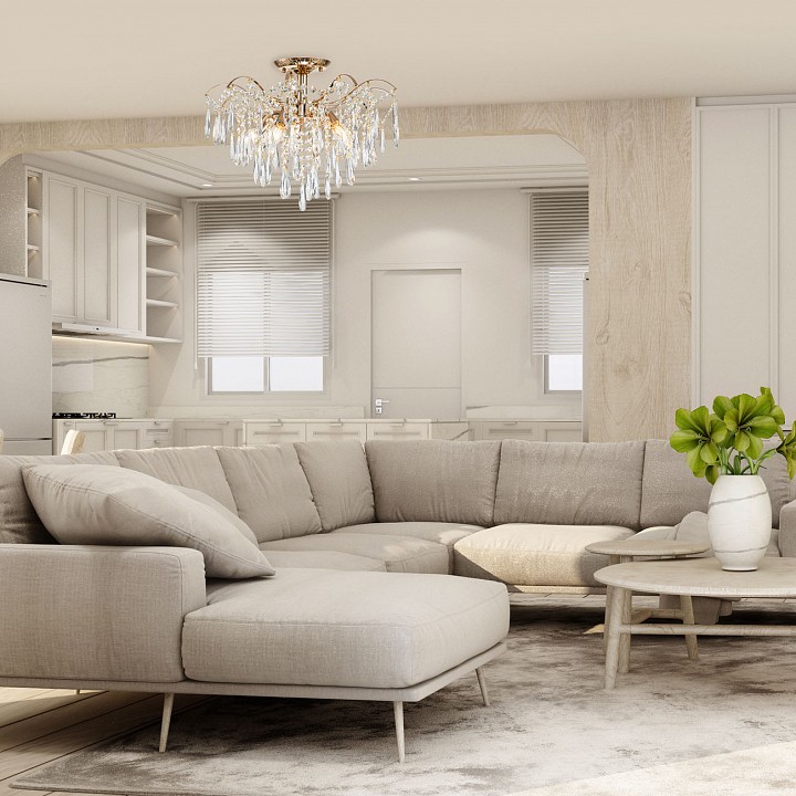 Люстра на штанге escada aurea 1124/5pl