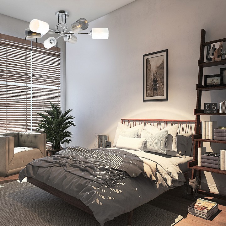 Люстра на штанге escada duo 1126/6pl