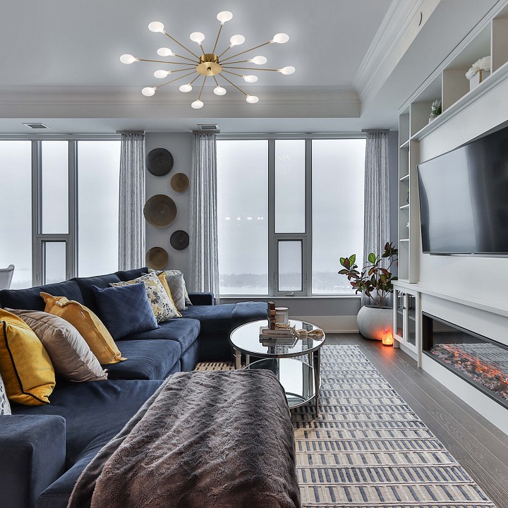 Потолочная люстра escada starfall 2109/16 copper