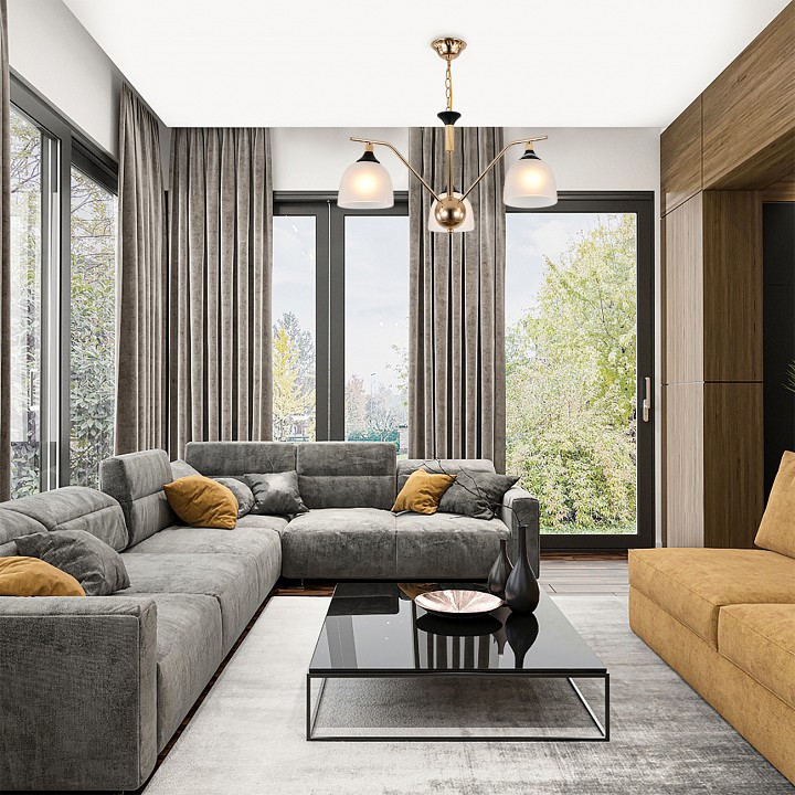 Подвесная люстра escada actinidia 2123/3p