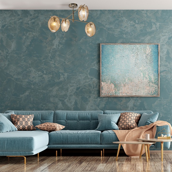 Люстра на штанге escada  2123/4p brass