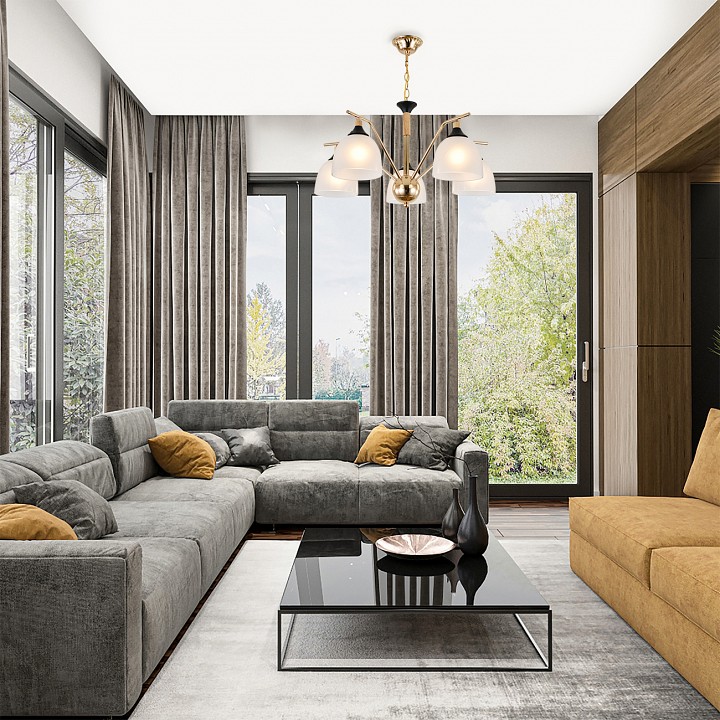 Подвесная люстра escada actinidia 2123/5p