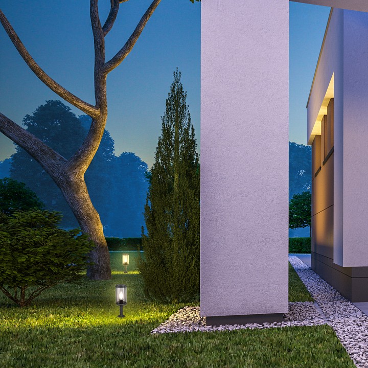 Наземный низкий светильник escada 30003 30003g/03