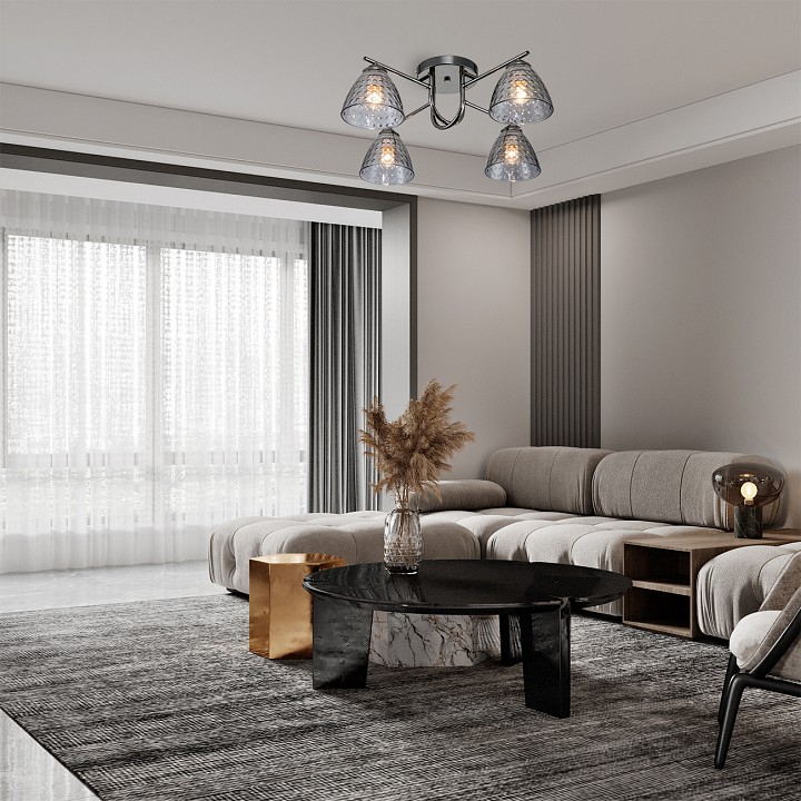 Потолочная люстра escada adonis 659/4pl black