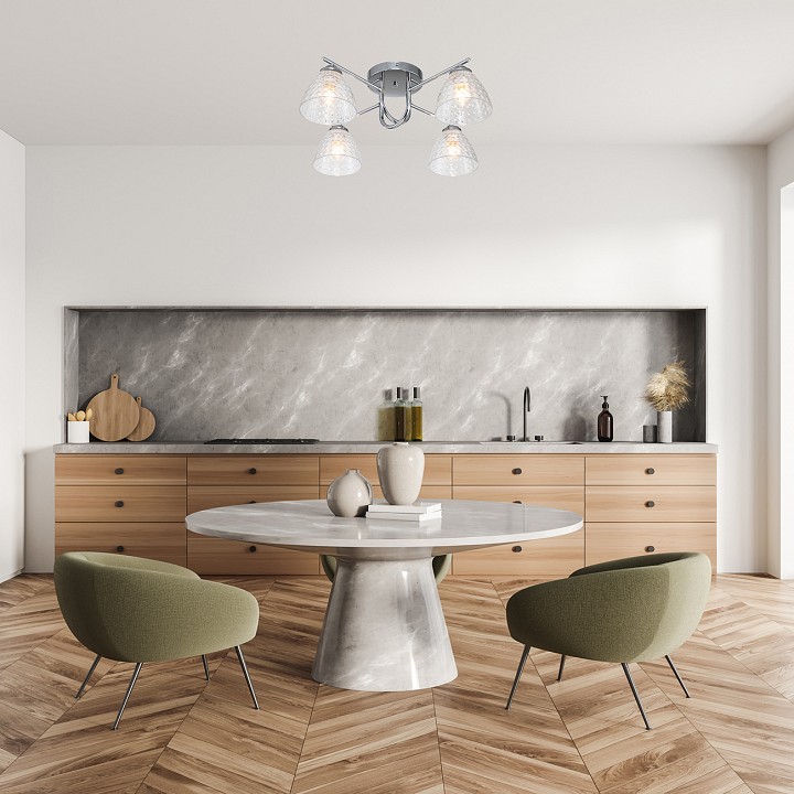 Потолочная люстра escada adonis 659/4pl chrome