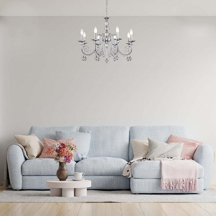 Подвесной светильник escada shine 678/8pl chrome