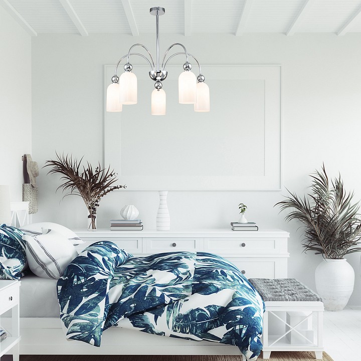 Люстра на штанге escada ode 686/5pl chrome