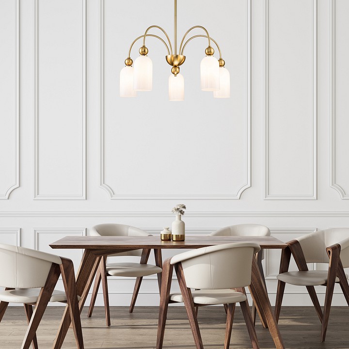 Люстра на штанге escada ode 686/5pl copper