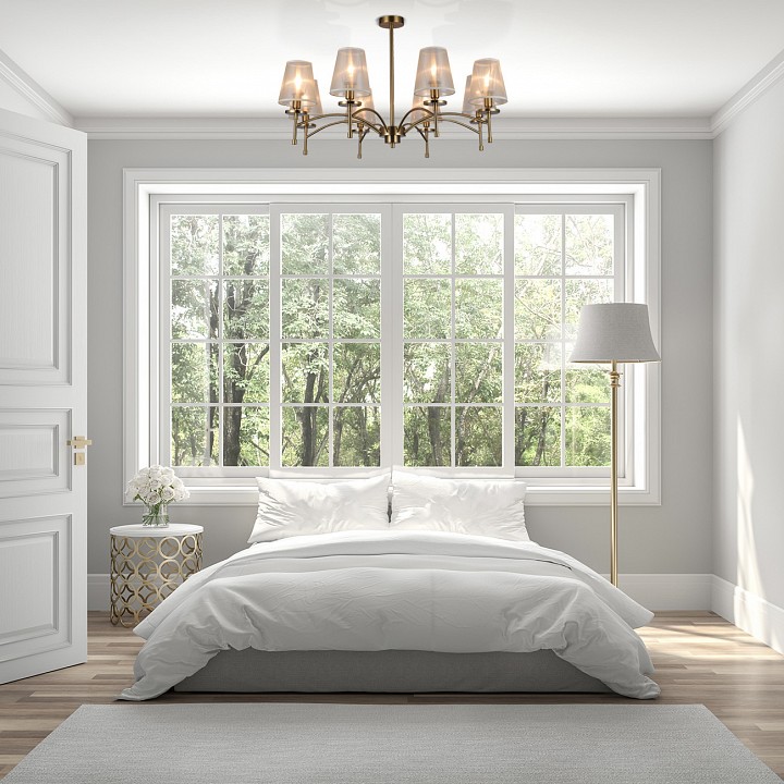 Люстра на штанге escada faith 694/8pl gold