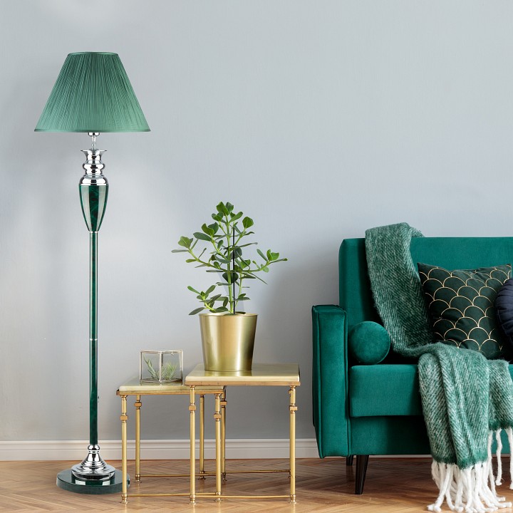 Торшер eurosvet majorka 009/1t gr (зеленый)