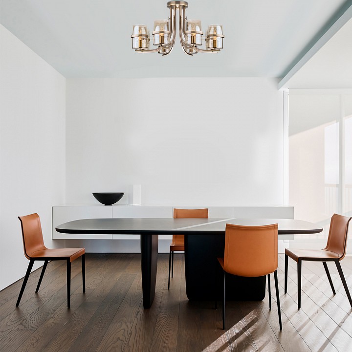 Потолочная люстра eurosvet coppa 60085/8 античная бронза