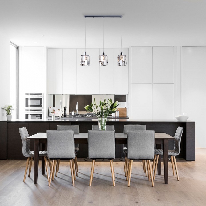 Подвесной светильник eurosvet scoppio 50101/3 хром