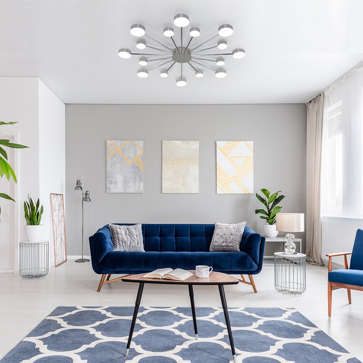 Потолочная люстра eurosvet nitrino 90242/16 хром