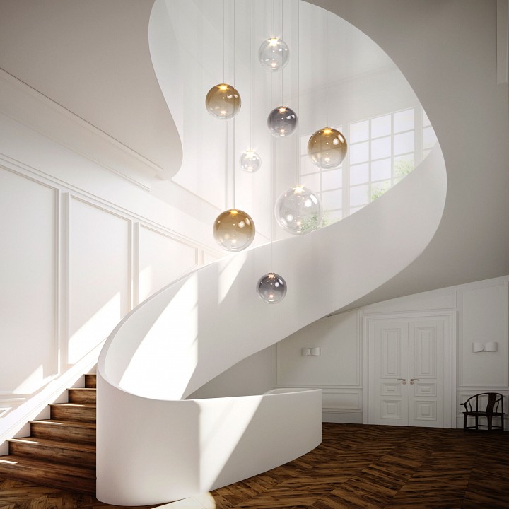 Подвесной светильник eurosvet wonder 50230/1 led янтарный