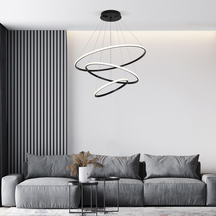 Подвесной светильник eurosvet collars 90264/3 черный