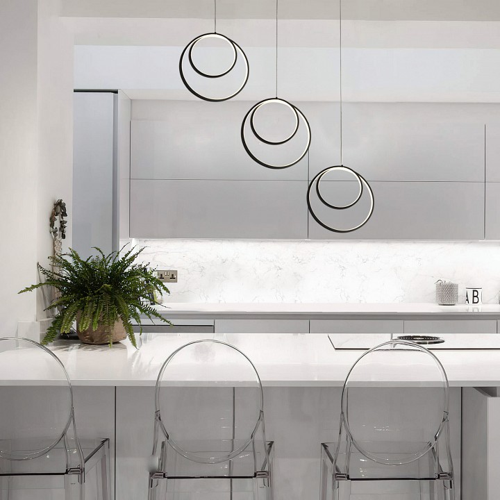 Подвесной светильник eurosvet flow 90308/3 черный