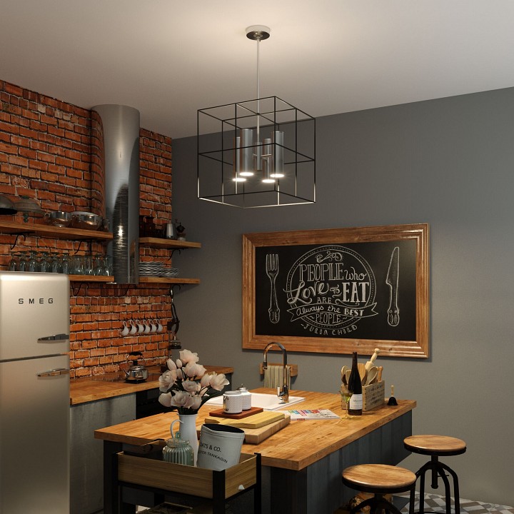 Люстра на штанге eurosvet adamson 70142/8 хром