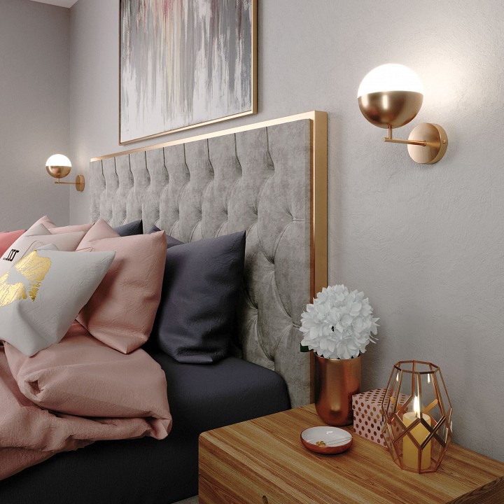 Бра eurosvet nuvola 70129/1 латунь