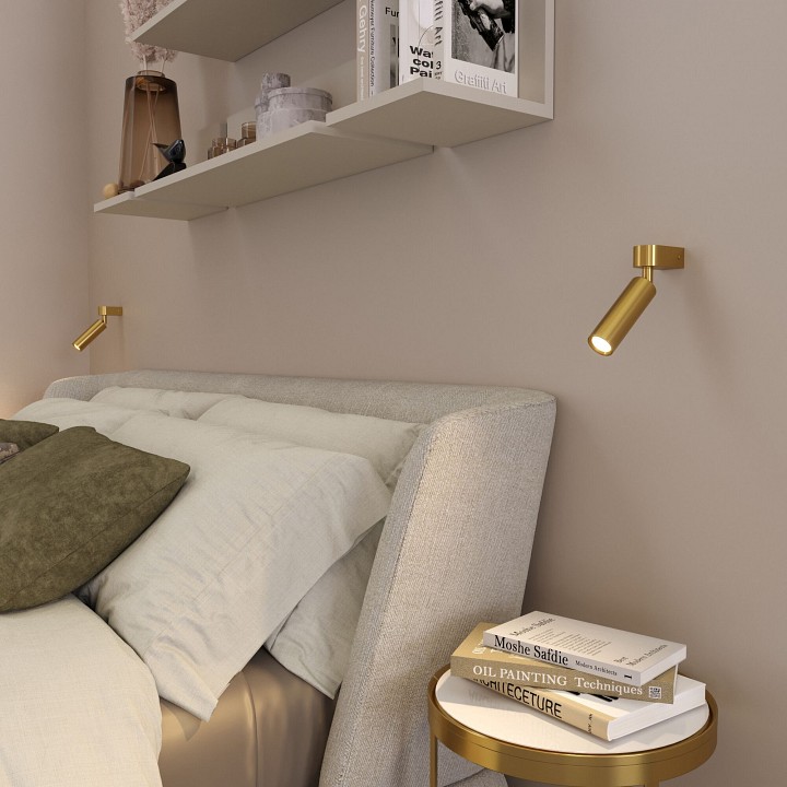 Бра eurosvet pitch 20143/1 led латунь