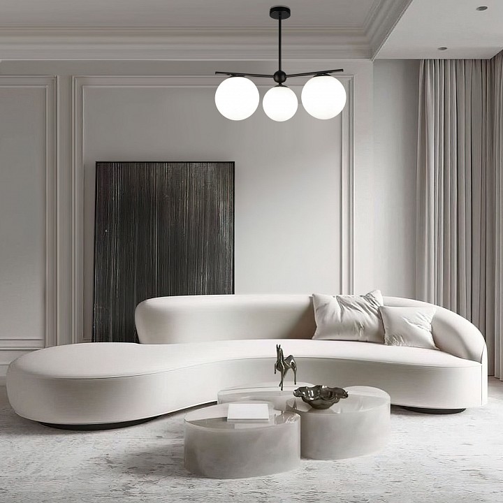 Люстра на штанге eurosvet marbella 60147/3 черный