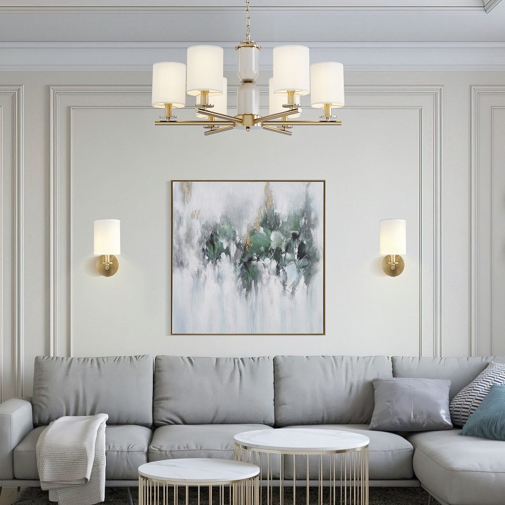 Бра eurosvet caprera 60146/1 латунь