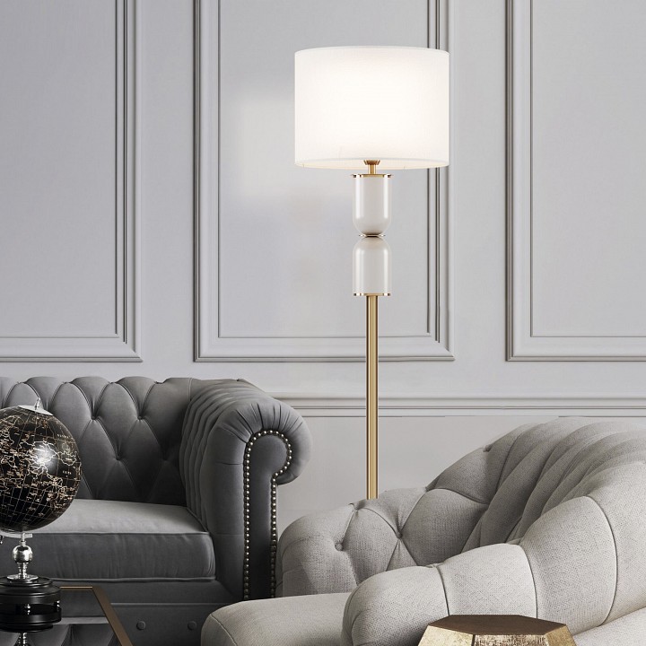 Торшер eurosvet caprera 01154/1 латунь