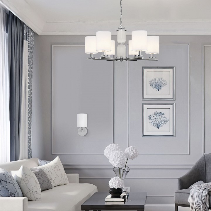 Бра eurosvet caprera 60146/1 никель