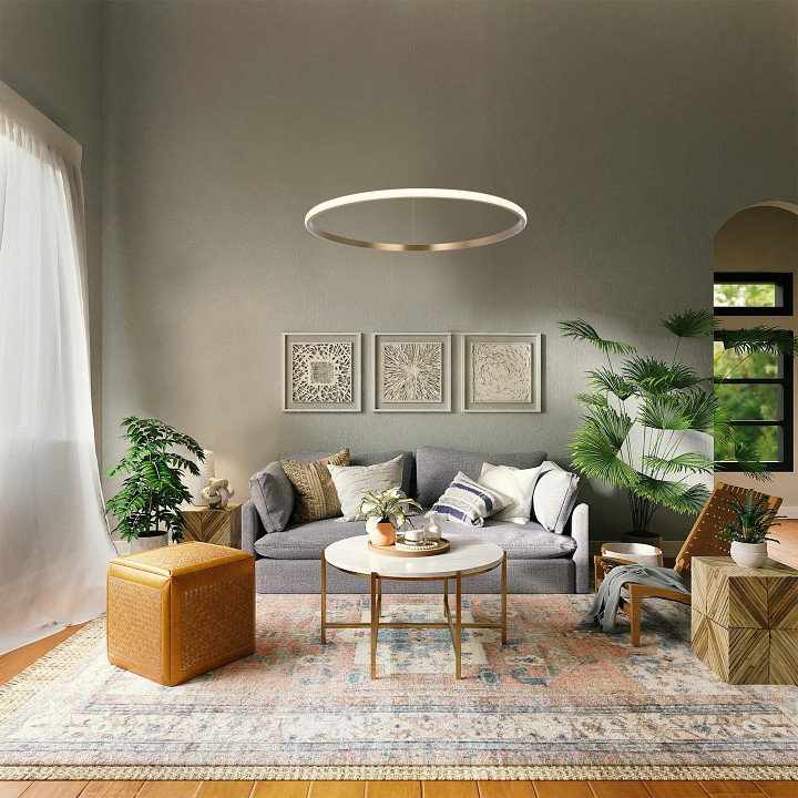 Подвесной светильник eurosvet collars 90264/1 латунь