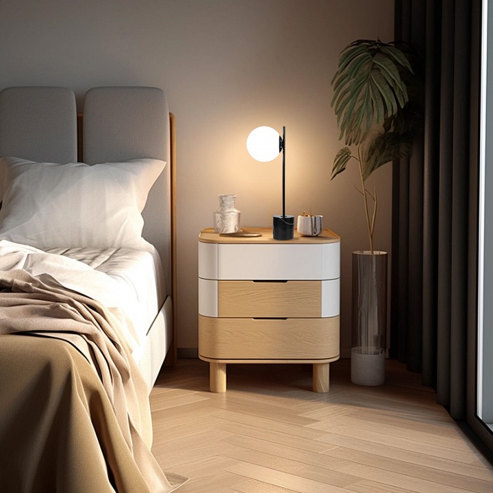 Настольная лампа декоративная eurosvet marbella 01157/1 черный