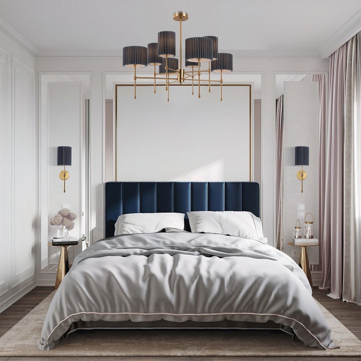 Люстра на штанге eurosvet notturno 60162/8 латунь