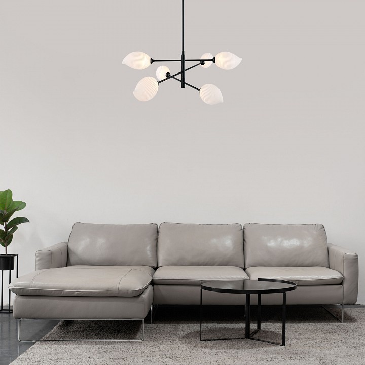 Люстра на штанге eurosvet sinki 30189/6 черный