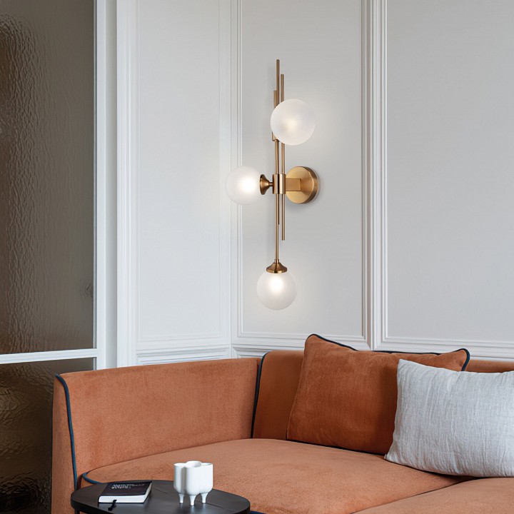 Бра eurosvet volver 50383/3 латунь