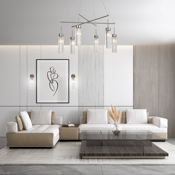 Бра eurosvet gilian 60163/1 никель