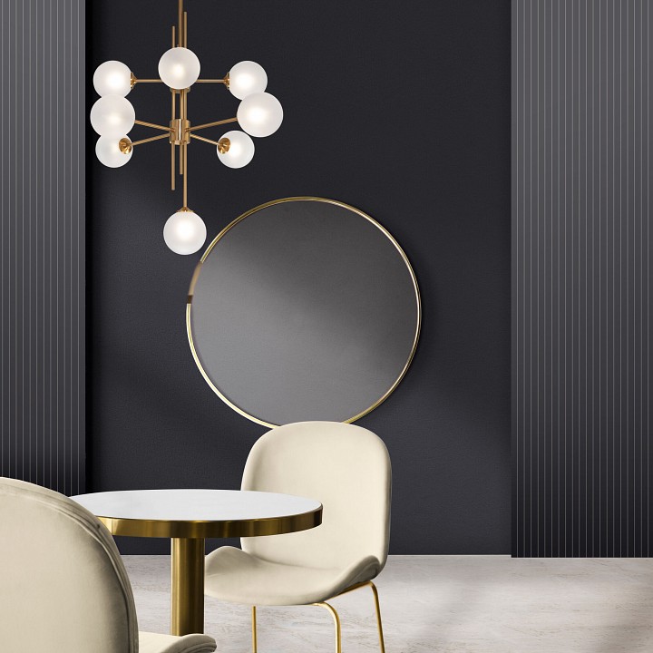 Люстра на штанге eurosvet volver 50383 латунь