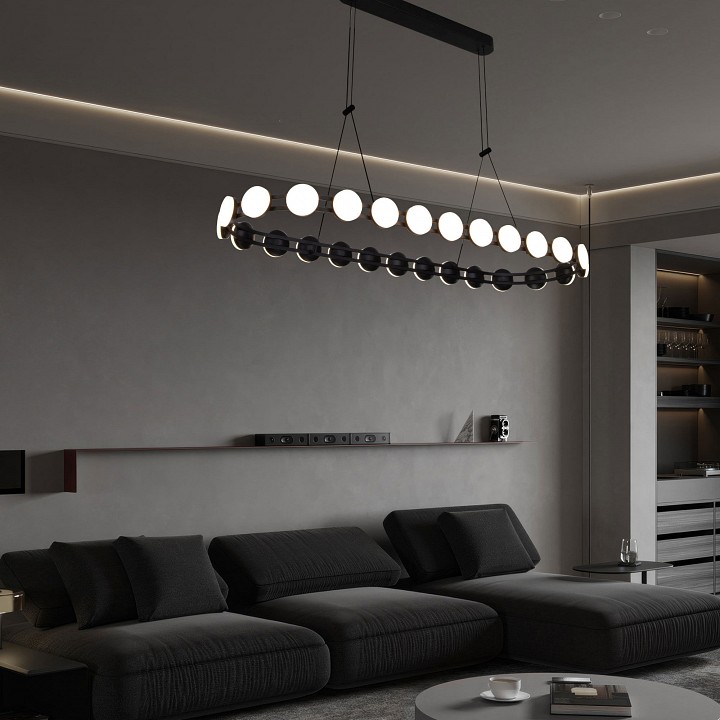 Подвесная люстра eurosvet tapioca 90332/26 черный