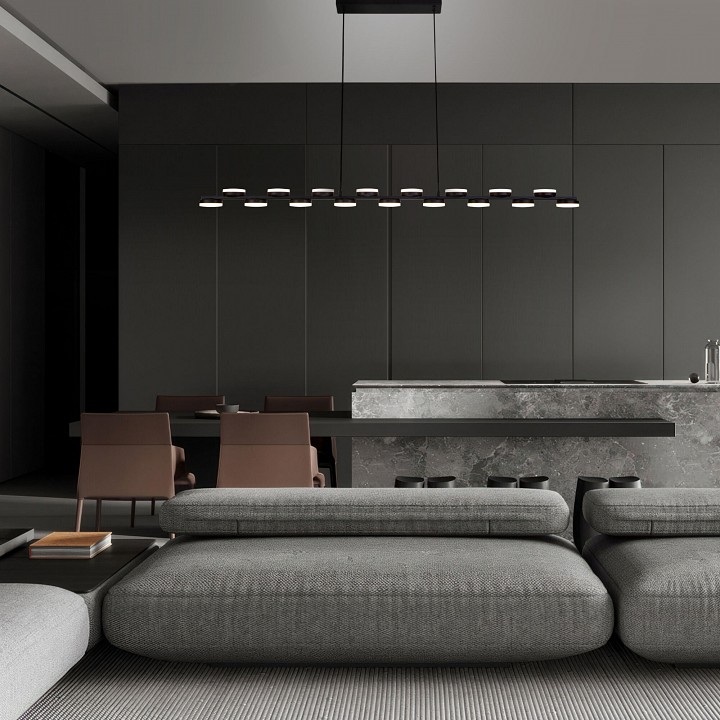 Подвесной светильник eurosvet tapioca 90332/17 черный