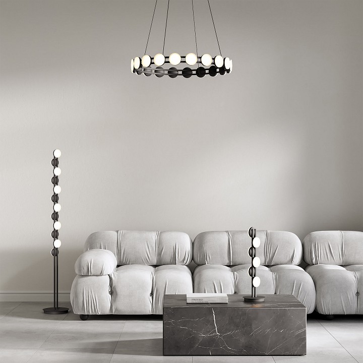 Торшер eurosvet tapioca 90332/12 черный