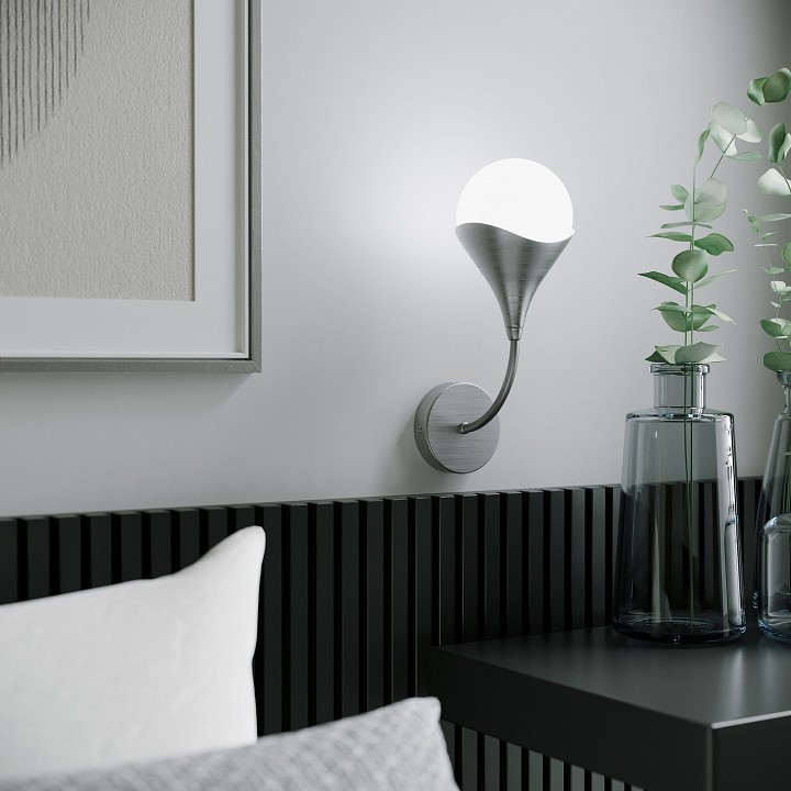 Бра eurosvet calyx 60169/1 никель