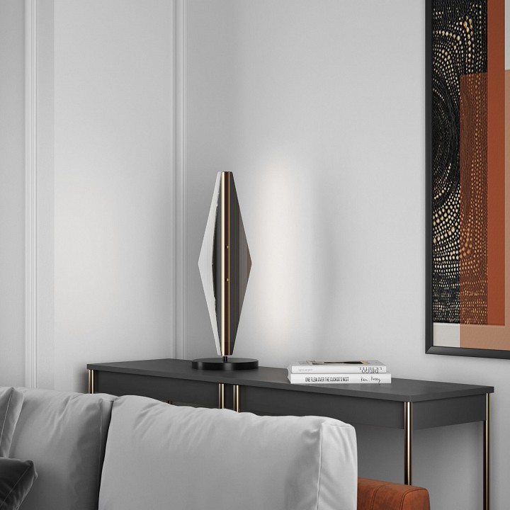 Настольная лампа декоративная eurosvet  308052 led латунь