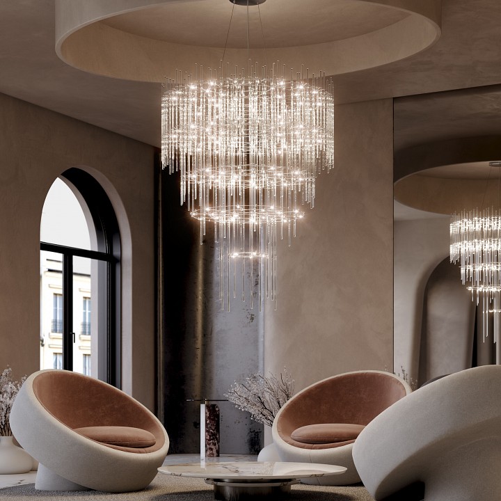 Подвесная люстра bogate's queen 91101 led