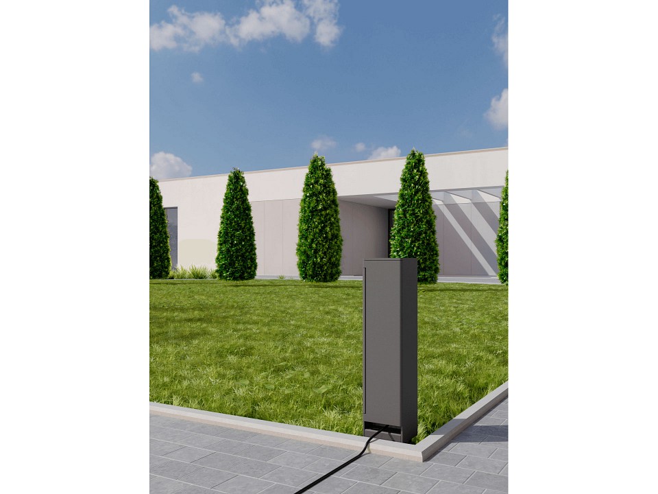 Розетка влагозащищенная без заземления lumker gw (new) 00-00045675